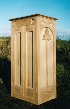 photograph of a hand made Gothic kitchen unit